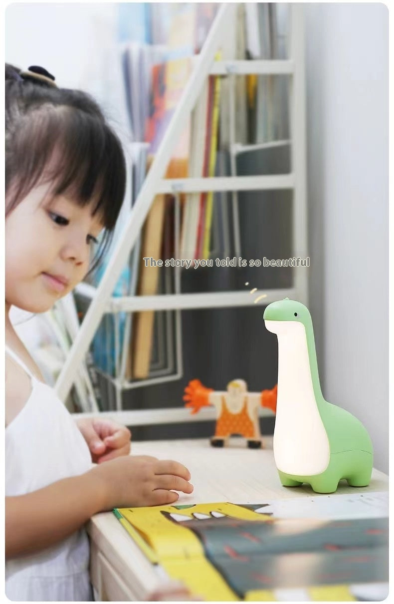 Dinosaur Night Light Cute Children's Night Light Eye Protection Bedside Timing Lamp USB Charging Room Decoration Children's Gift