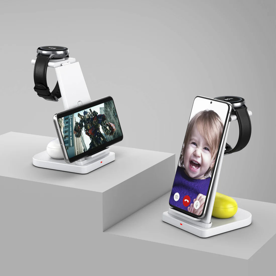 Three-in-one Wireless Phone And Watch Wireless Chargin